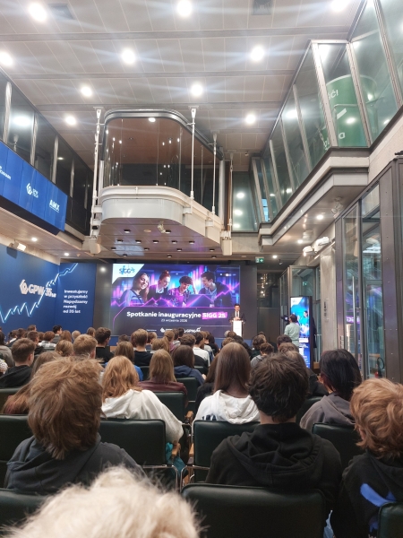 Klasa 2B na Giełdzie Papierów Wartościowych!